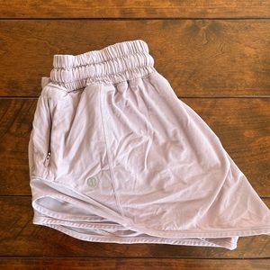 Lululemon Lavender Hotty Hot Shorts